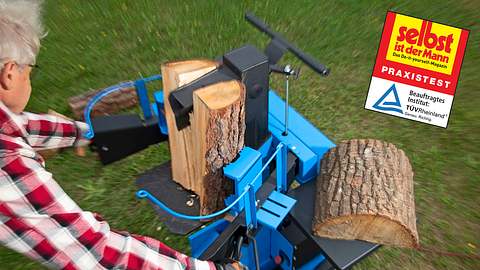Elektrische Holzspalter Test