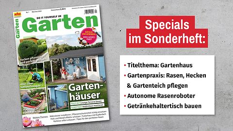 Gartenesonderheft Titelseite - Foto: Hintergrund: iStock/ Xurzon