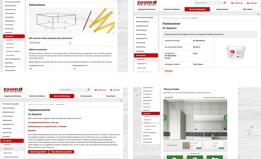 Heimwerker-Apps: Toom Heimwerker-Apps: Toom