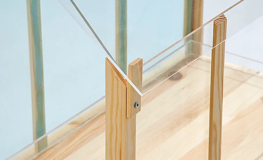 Kleines Gewächshaus für die Fensterbank bauen Mini-Gewächshaus