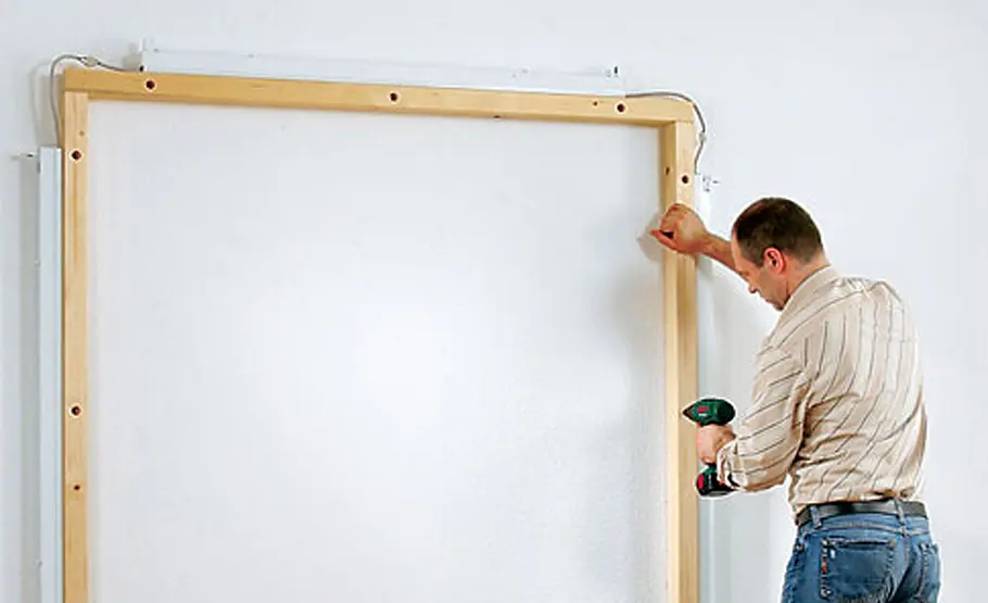 TV-Multifunktionswand TV-Multifunktionswand: Wandmontage
