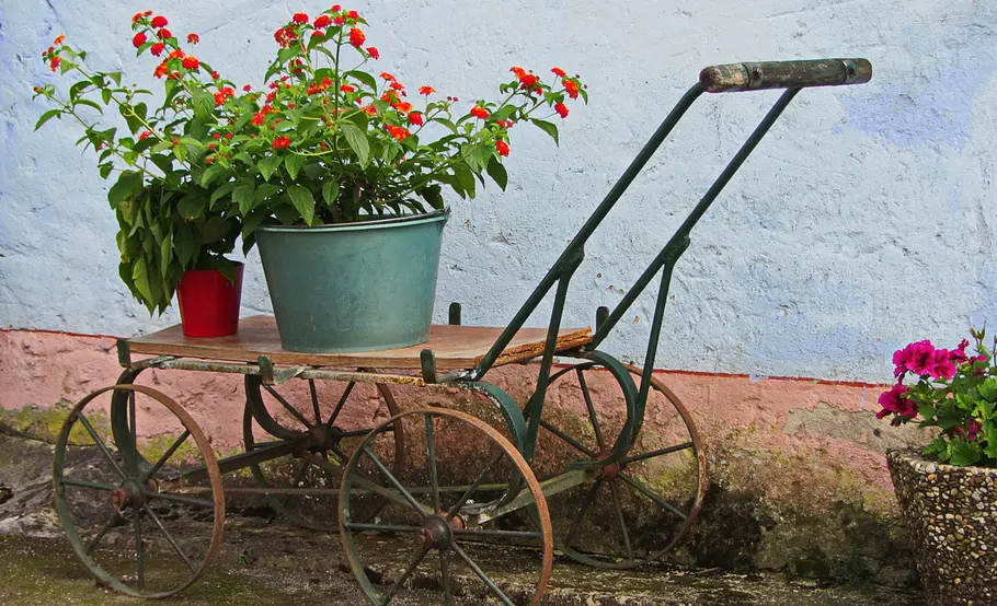 Upcycling Blumen