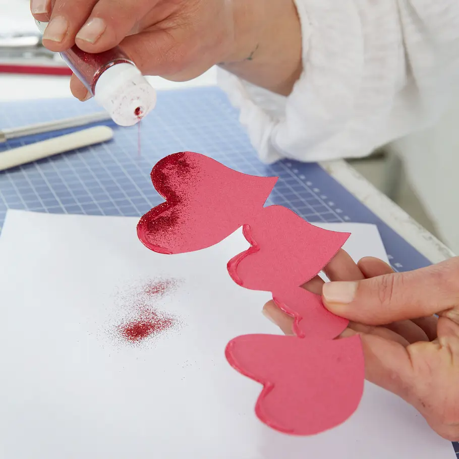 Gutschein-Karte basteln Valentinstag: Gutschein basteln