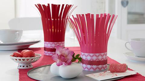 DIY-Windlicht selber basteln - Foto: Hersteller / tesa SE