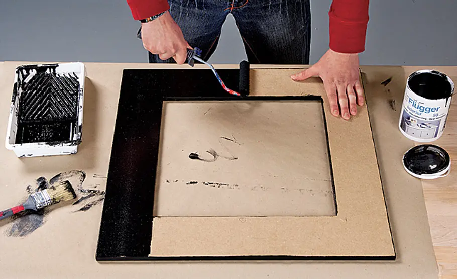 Beleuchtete Regal: Schritt 6 von 17 MDF lackieren