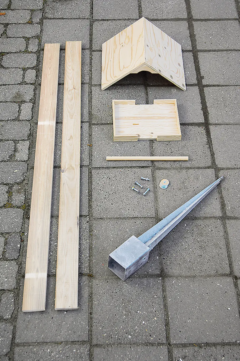 Vogelfutterhaus bauen Vogelfutterhaus bauen
