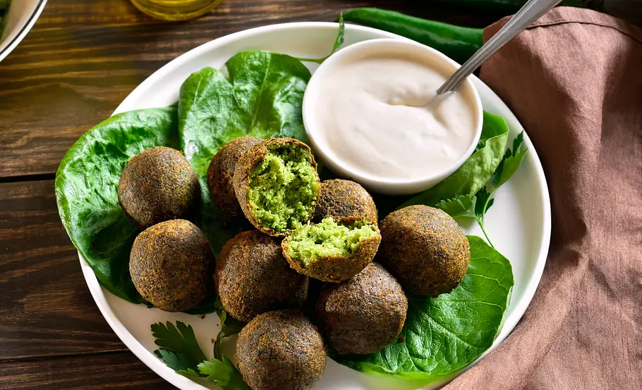 Vogelmiere-Falafel