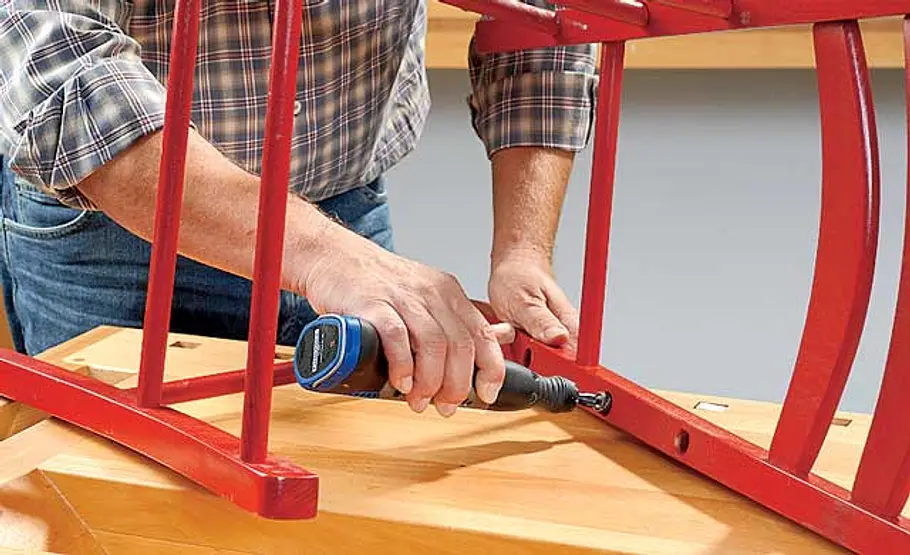 Stuhl reparieren: Schritt 3 von 11 Flechtstuhl reparieren