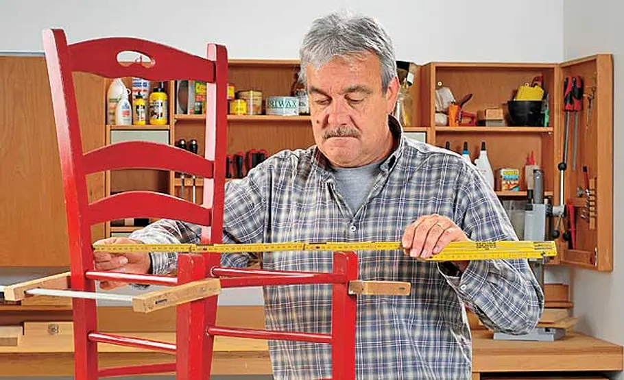 Stuhl reparieren: Schritt 7 von 11 Flechtstuhl reparieren