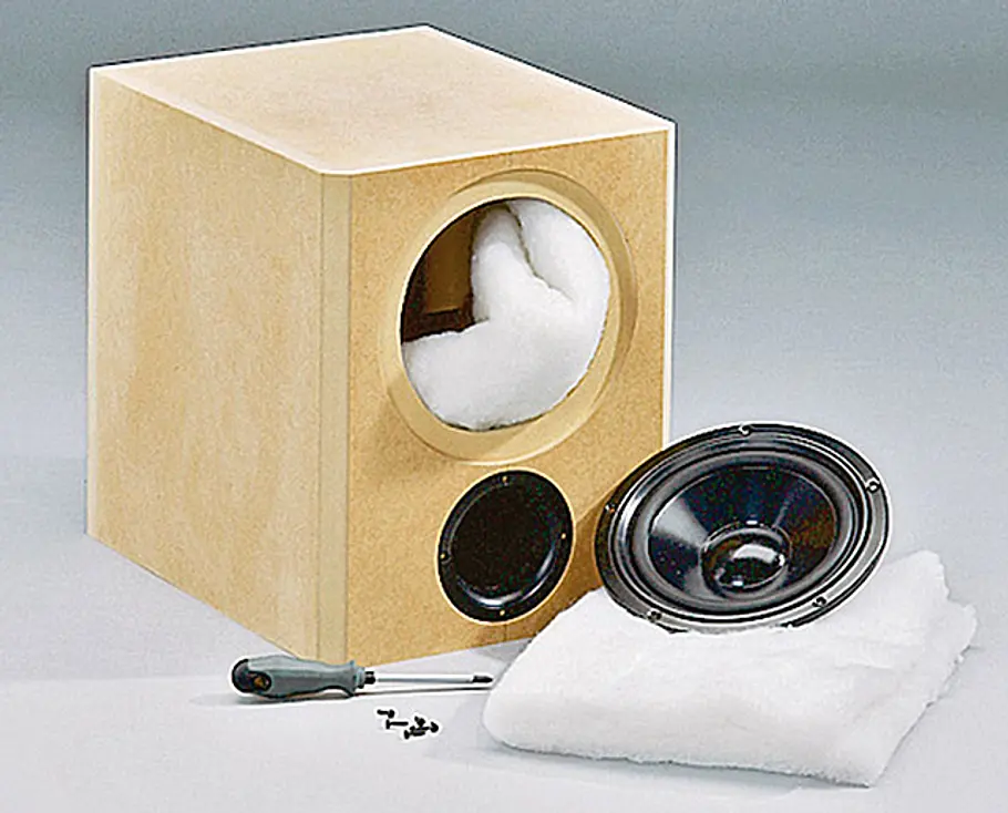 Wandlautsprecher: Subwoofer bauen Wandlautsprecher