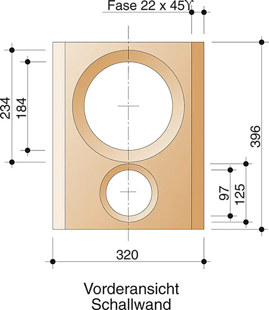 Wandlautsprecher: Subwoofer bauen Wandlautsprecher