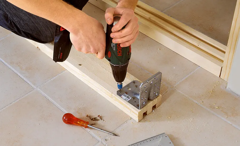 Kellerschrank bauen: Schritt 18 von 34 Wandschrank bauen