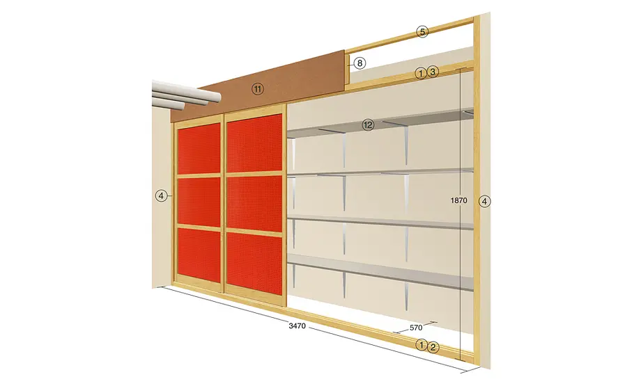 Kellerschrank bauen: Schritt 32 von 34 Kellerschrank