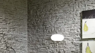 Wandverkleidung aus Kunststoff-Platten Wandverkleidung aus Kunststoff-Platten