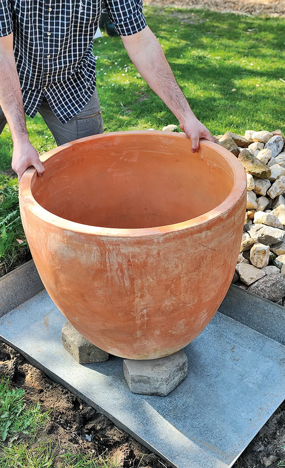 Wasserspiel bauen Wasserspiel