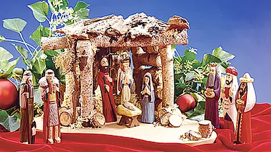 Weihnachtskrippe basteln