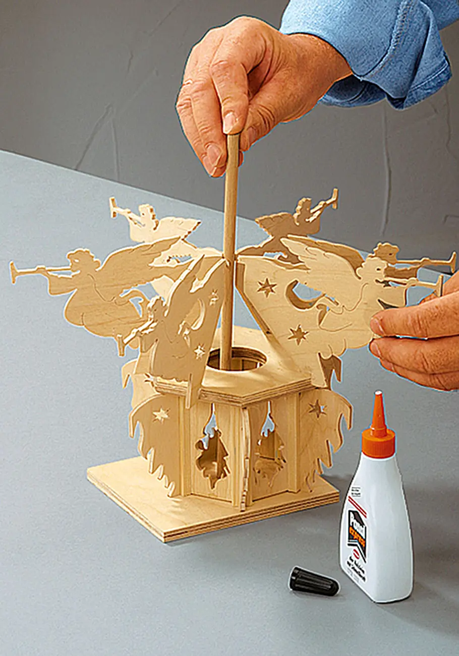 Weihnachtspyramide bauen Weihnachtspyramide