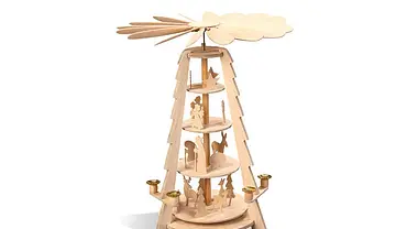 Weihnachtspyramide bauen Weihnachtspyramide bauen