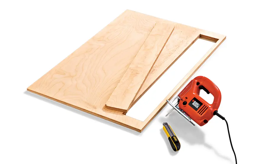 Werkbank bauen: Schritt 3 von 26 Holz sägen