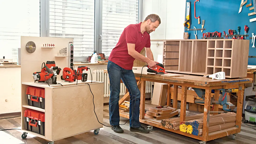 Mobile Werkbank bauen Mobile Werkbank bauen
