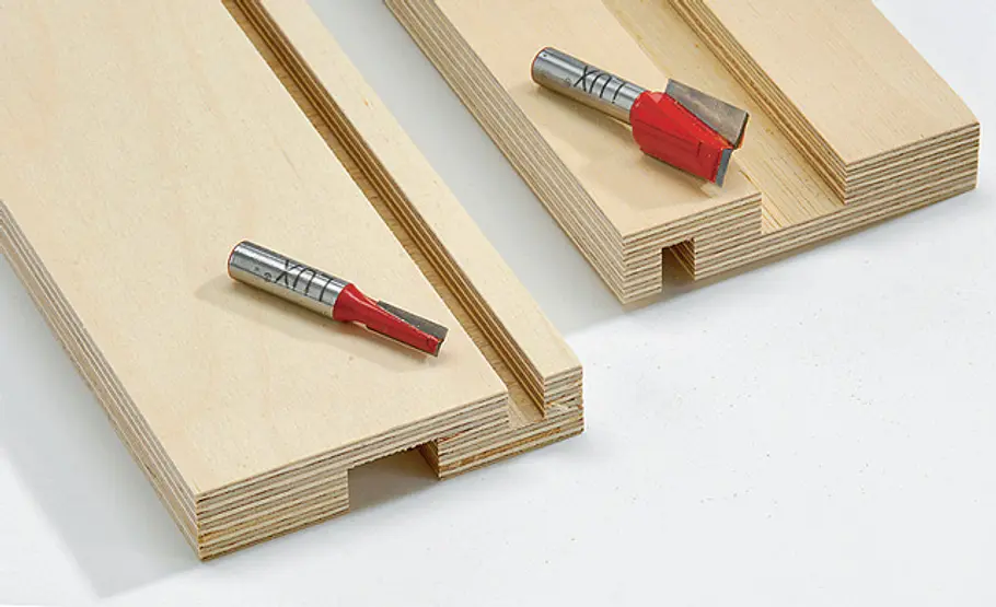 Werkbank bauen: Werktisch Fingerfräser