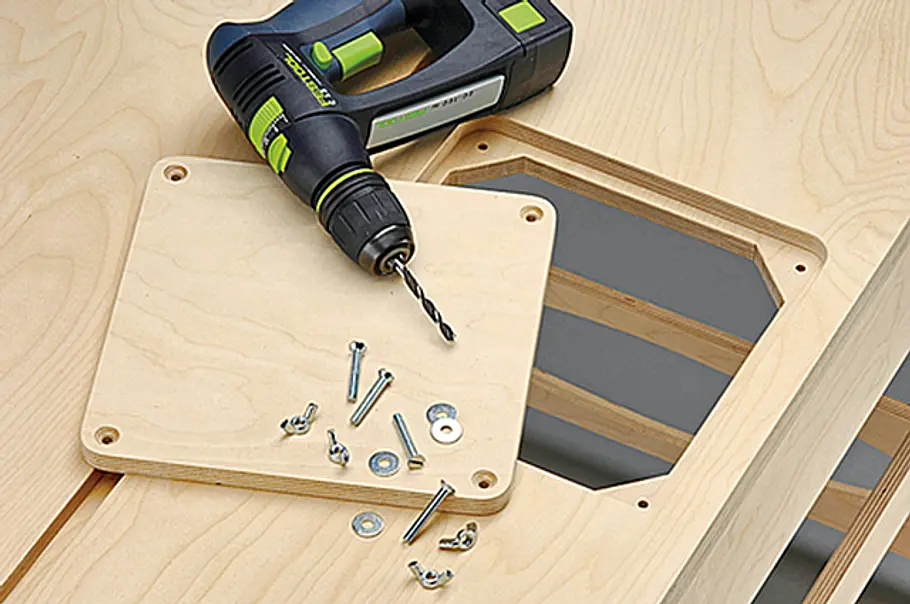 Werktisch: Werkzeugplatten Bauplan Werktisch