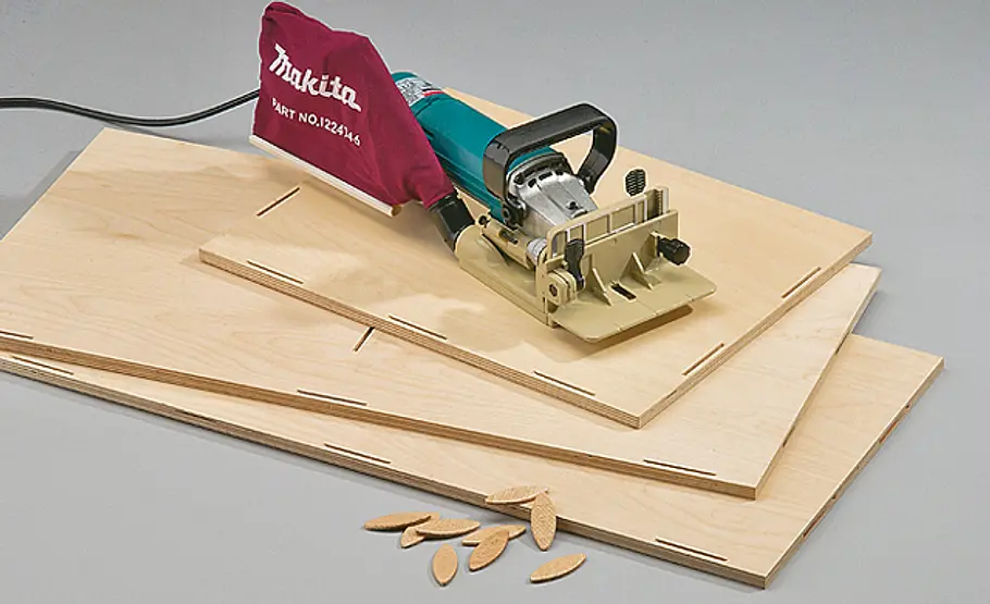 Werkzeugwagen bauen: Schritt 1 von 43 Flachdübelfräse verwenden