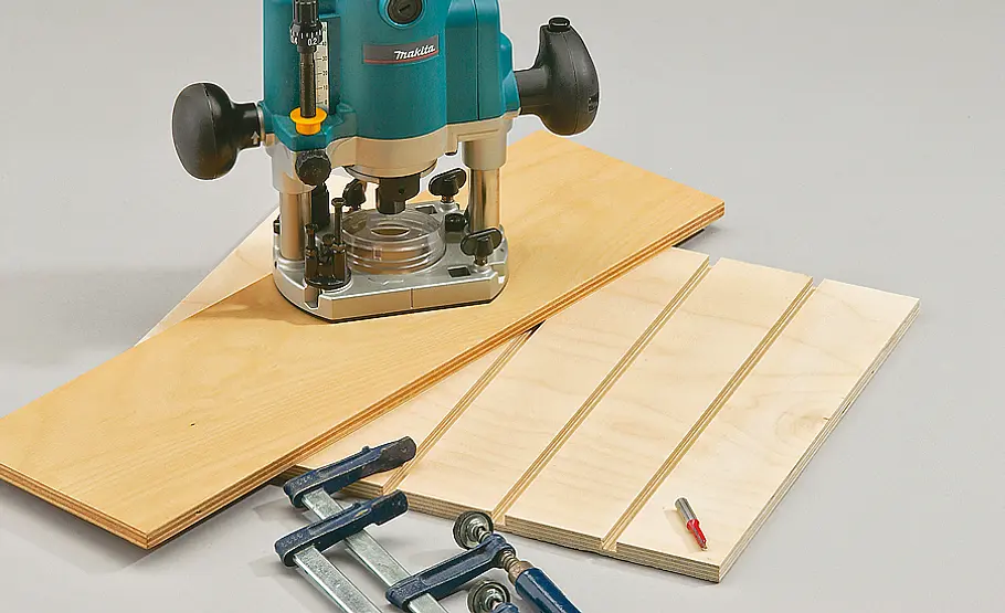 Werkzeugwagen bauen: Schritt 4 von 43 Nut fräsen
