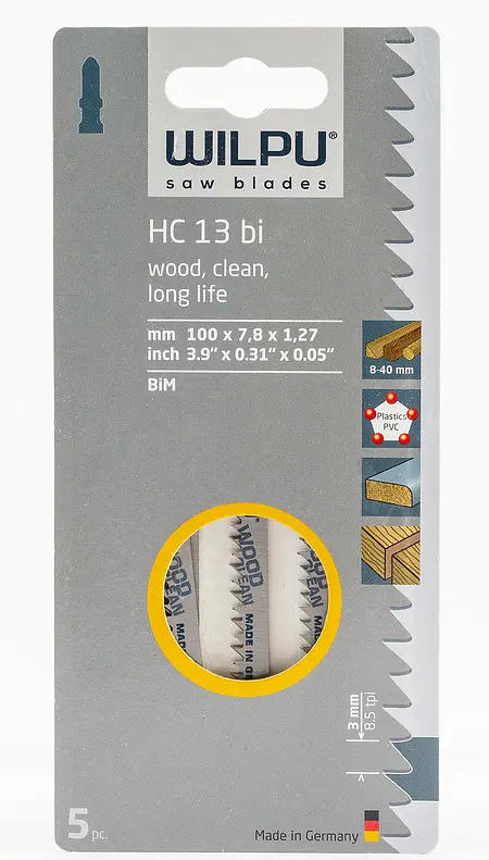 Wilpu HC 13 bi Wilpu HC 13 bi in der Verpackung