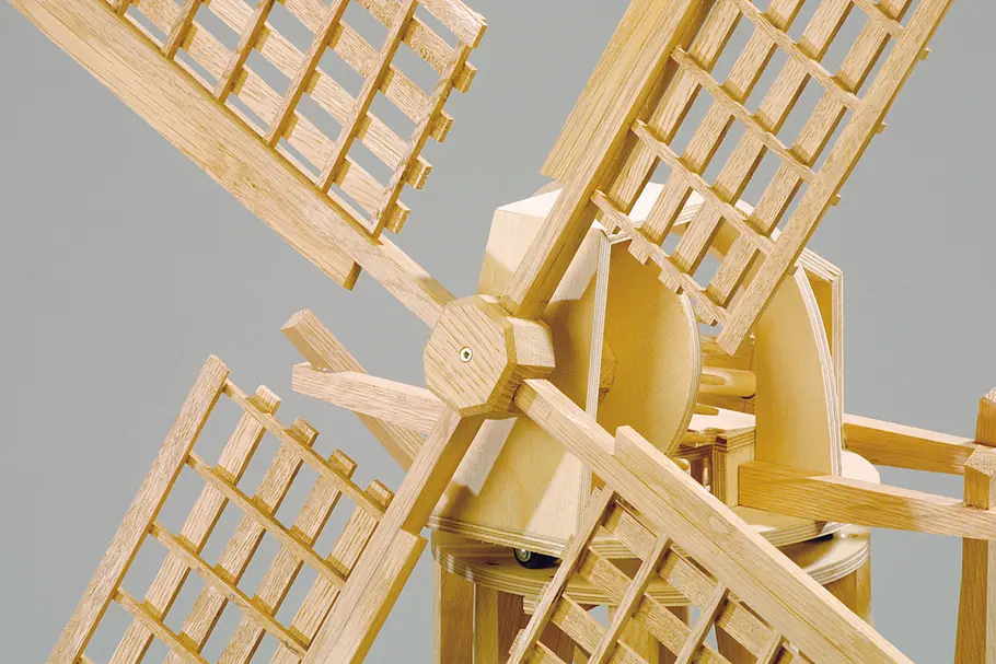 Windmühle selber bauen Windmühle aufbauen