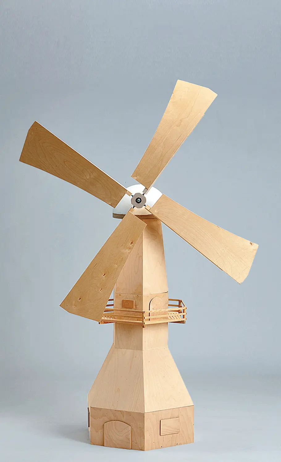 Windmühle bauen Bauplan: Kombi-Windmühle