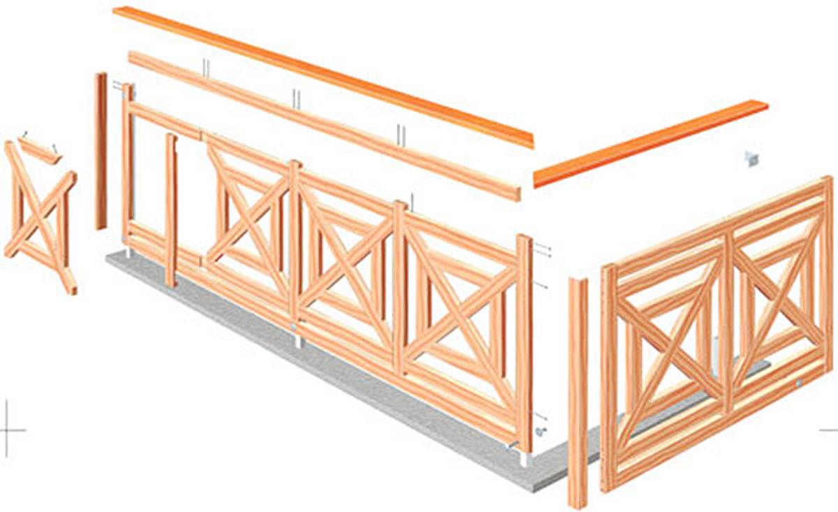 Geländer selbst bauen