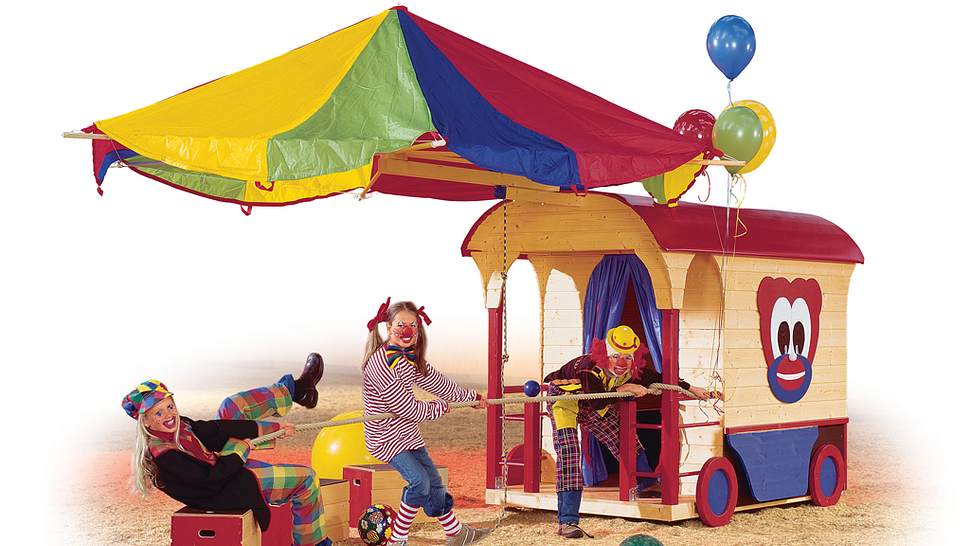 Zirkus: Spielhaus bauen